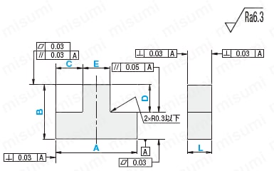 【クリーン洗浄品】凸型ブロック:関連画像