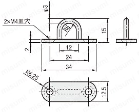 【クリーン洗浄品】取付金具:関連画像