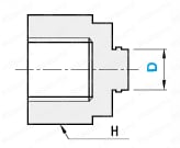 【クリーン洗浄品】【クリーン洗浄品】ステンレス管用継手　プラグ:関連画像
