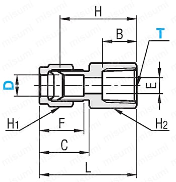 【クリーン洗浄品】ステンレス管用継手　メスユニオン:関連画像