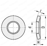 【クリーン洗浄品】皿ばね座金:関連画像