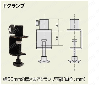 取付冶具（フレキシブルアーム用ベース）:関連画像