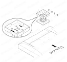 2方向可動アーム（壁面対応）：取付方法