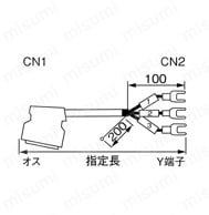 IEEE1284ハーフピッチ（MDR）コネクタ付ケーブル 多機能フードタイプ