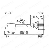 IEEE1284ハーフピッチ（MDR）コネクタ付ケーブル 多機能フードタイプ