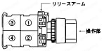 セレクタスイッチ　取付穴Φ16・Φ22・Φ30:関連画像