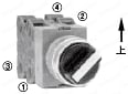 セレクタスイッチ　取付穴Φ16・Φ22・Φ30:関連画像