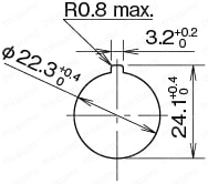セレクタスイッチ　取付穴Φ16・Φ22・Φ30:関連画像