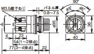 セレクタスイッチ　取付穴Φ16・Φ22・Φ30:関連画像