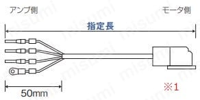 モータケーブル パナソニック MINAS A6／A5シリーズ | ミスミ | MISUMI