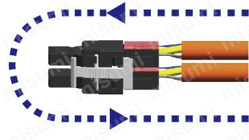 CC-Link ソケットコネクタ オンラインコネクタ使用例5