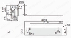 スイッチング電源（DC24V出力）:金具