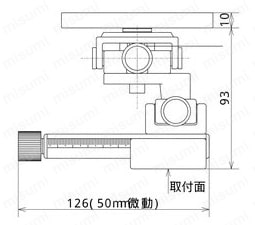 取付冶具（省スペースカメラスタンド）：外形図