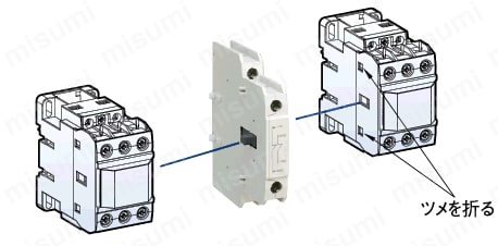 可逆型電磁開閉器コイル電圧ＤＣ２４Ｖ:関連画像