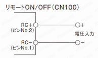 スイッチング電源（ケース付き、DC5V、DC12V出力） リモートON/OFF機能