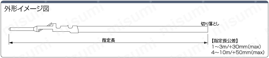 ＥＩコネクタ　圧着済みコンタクトケーブル:関連画像
