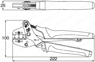 最も 割引 MSHT-J04 | PHコネクタ オリジナル手動圧着工具 | ミスミ 圧着工具、ハンドプレス機