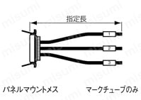 グローバルハーネス セントロニクスハーネス バラ線フード無し(ミスミオリジナルコネクタ使用）:関連画像