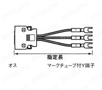 IEEE1284(MDR)ケーブル バラ線 (3M製コネクタ使用):関連画像