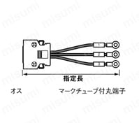 IEEE1284(MDR)ケーブル バラ線 (3M製コネクタ使用):関連画像