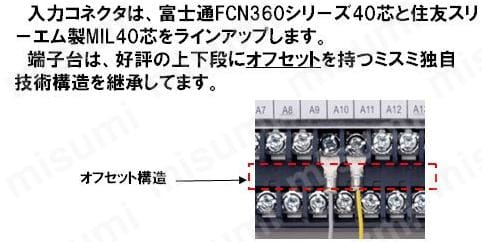 +comPLCコネクタ端子台(オムロン 入力用、出力用）:関連画像