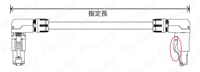 CC-Link IE, EtherCAT対応 CAT5e STP (単線・より線・二重シールド) 自由長 LANケーブル 関連画像