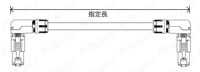 CC-Link IE, EtherCAT対応 CAT5e STP (単線・より線・二重シールド) 自由長 LANケーブル 関連画像