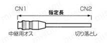 RMコネクタ ストレート／中継／パネル取付タイプ 外形図