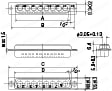 Dsubｺﾈｸﾀ　ハンダ付けタイプ/マシンコンタクト（高電流型）:外形図