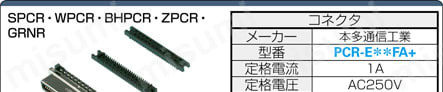PCRコネクタ付ケーブル バラ線フード付タイプ:関連画像