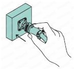 NRコネクタ ストレート・中継・パネル取付タイプ (ワンタッチロック式タイプ):関連画像