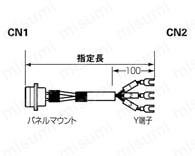 NJWコネクタ 防水・ストレート・中継・パネル取付タイプ:関連画像