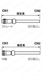 NRWコネクタ 防水・ストレート・中継・パネル取付タイプ (ワンタッチロック式タイプ):関連画像