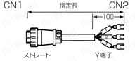 NETコネクタ ストレート・パネル取付タイプ:関連画像