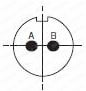 PRC03　バルクヘッド型パネル取付レセプタクル（ワンタッチロック) (PRC03-23A10-5F)：関連画像