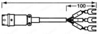 PRC05コネクタ ワンタッチ・中継タイプ(PRC05 connector,   One-touch relay type):外形仕様イメージ図