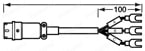 PRC05コネクタ ワンタッチ・中継タイプ(PRC05 connector,   One-touch relay type):外形仕様イメージ図