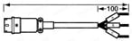 PRC05コネクタ ワンタッチ・中継タイプ(PRC05 connector,   One-touch relay type):外形仕様イメージ図