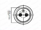 PLTコネクタ ストレート・中継タイプ(Cable with straight  PLT connector, relay type)：関連画像