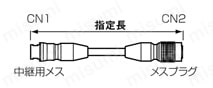 HR10Aコネクタ 中継タイプ:関連画像