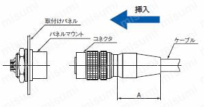 HR10　ストレートプラグ（ワンタッチロック）:関連画像