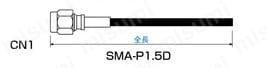 即出荷 片端SMA・SMBコネクタ付き:関連画像