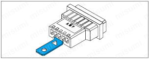ﾀﾞｲﾅﾐｯｸｺﾈｸﾀ　固定用金具（Ｄ3100/Ｄ3200シリーズ兼用）:関連画像