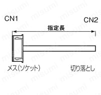 XHコネクタ 丸型ケーブルタイプ/単芯電線タイプ:関連画像