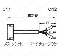 XHコネクタ 丸型ケーブルタイプ/単芯電線タイプ:関連画像