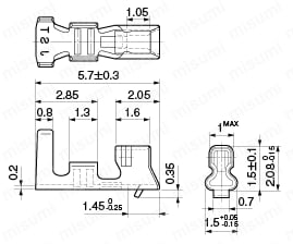 BPH-002T-P0.5S | 【日本圧着端子製造】PHコネクタ コンタクト BPH-002T-P0.5S | 【日本圧着端子製造】PHコネクタ コンタクト