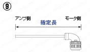 パナソニック　MINAS　AⅢシリーズ用エンコーダハーネス:関連画像