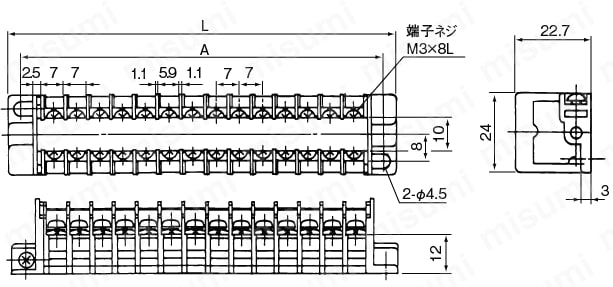 2列超小型組タイプ:関連画像