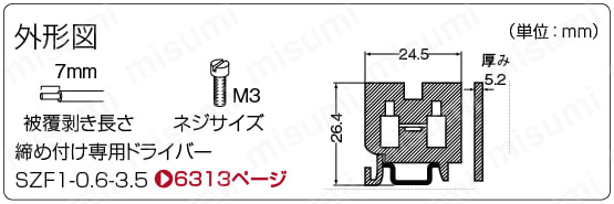 2列タイプ(15ｍｍDINレール用):関連画像