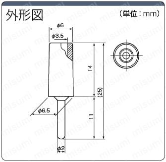 φ2mmピンプラグ（ニッケルメッキ）:関連画像